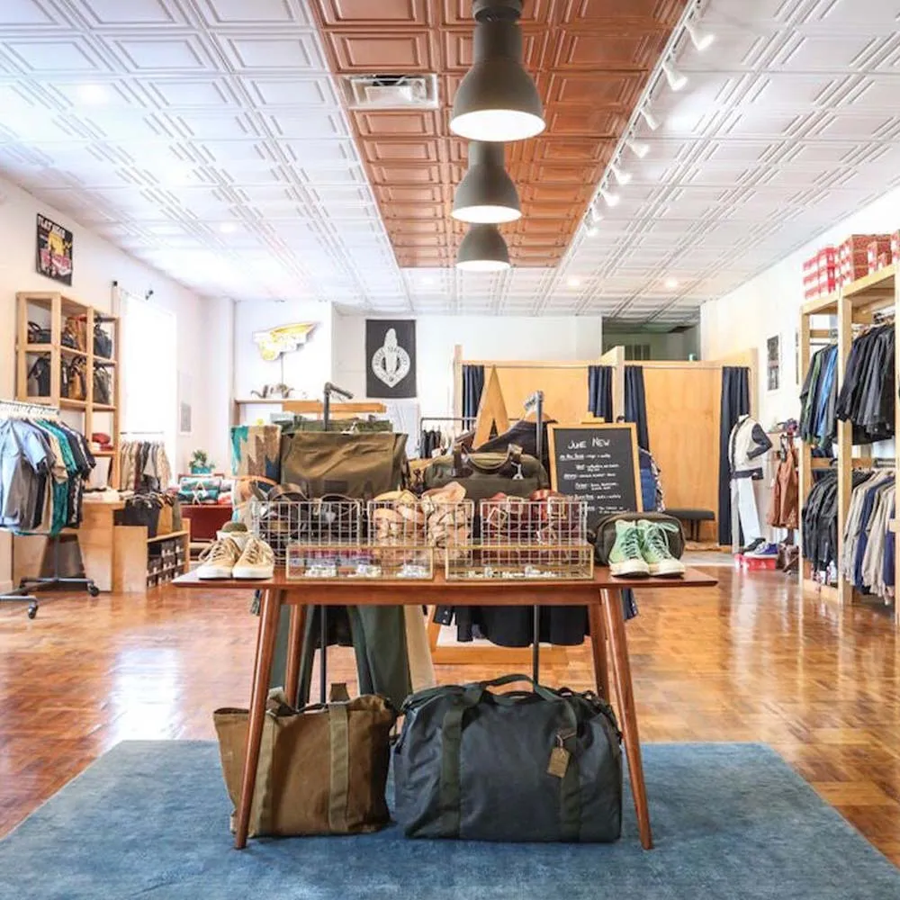The inside of a Snake Oil Provisions store