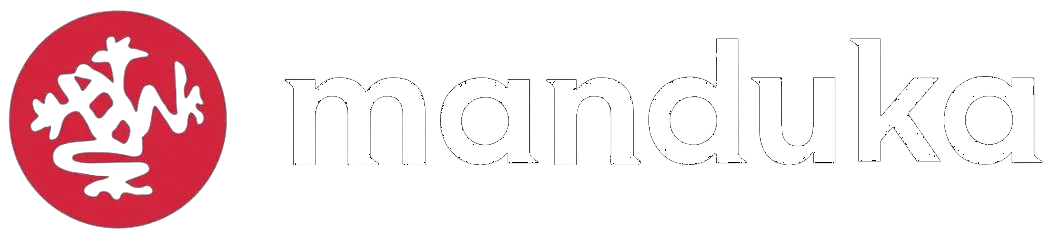 Manduka white logo