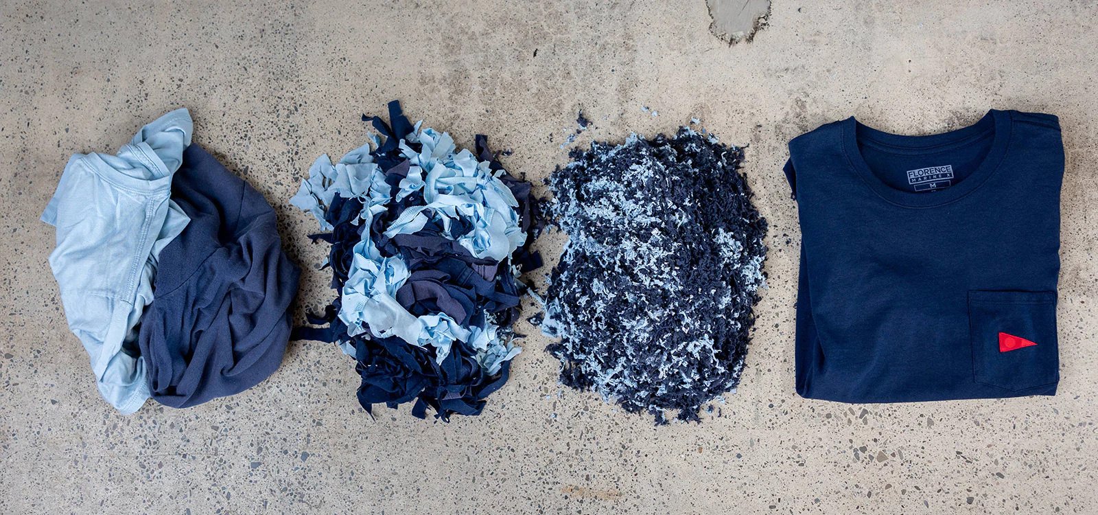 recycled clothing step by step