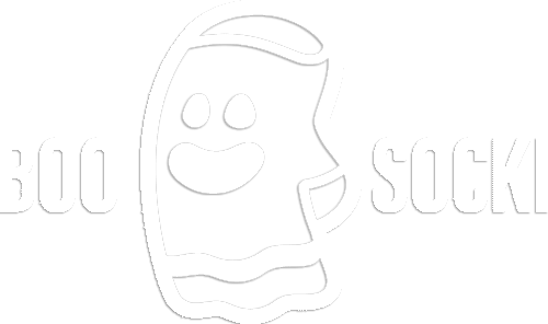 BooSocki Logo White