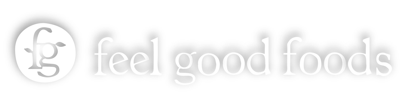 Feel Good Foods white logo