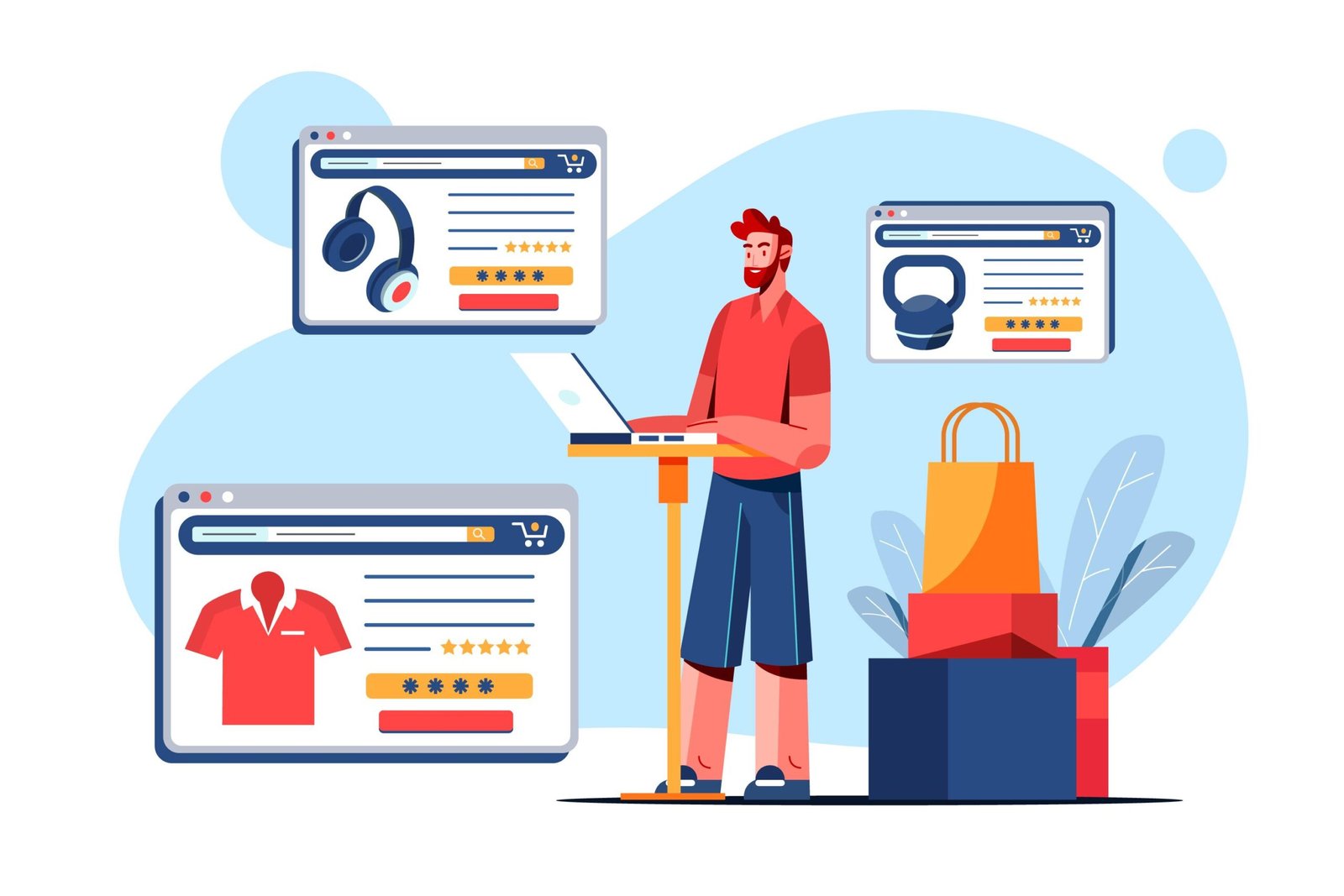 Buying items online