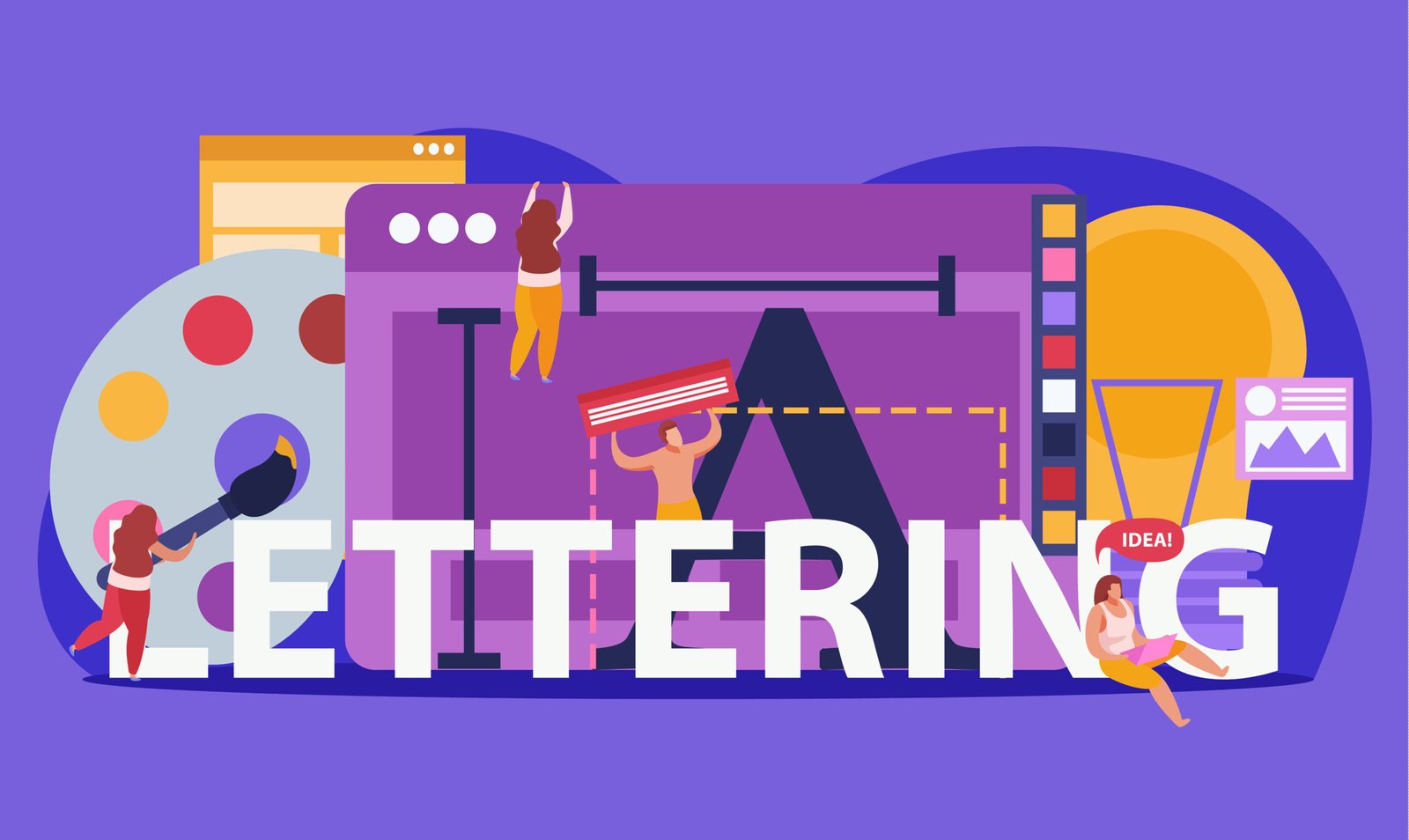 Producing custom text and visuals